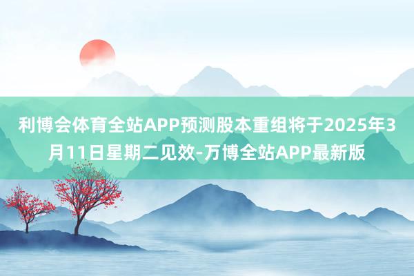 利博会体育全站APP预测股本重组将于2025年3月11日星期二见效-万博全站APP最新版